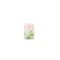 CC Home Furnishings 6.5" Clear Garden Rose Printed Square Flower Hand Blown Glass Vase